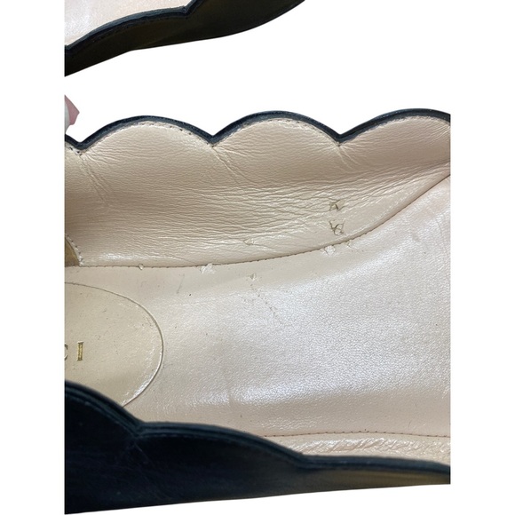 Gucci Black Leather Loafers Classic Flats - Picture 7 of 9